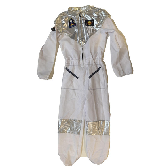 Astro Adventure Spacesuit Costume Youth 10 Astronaut Halloween Kids Outfit - Picture 1 of 10